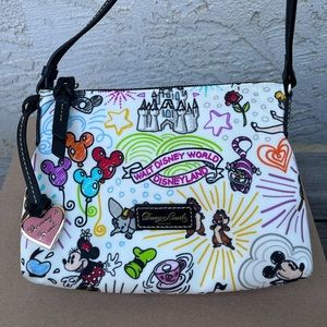 Womens Disney Parks Sketch Dooney & Bourke Crossbody Exclusive Bag Disneyland